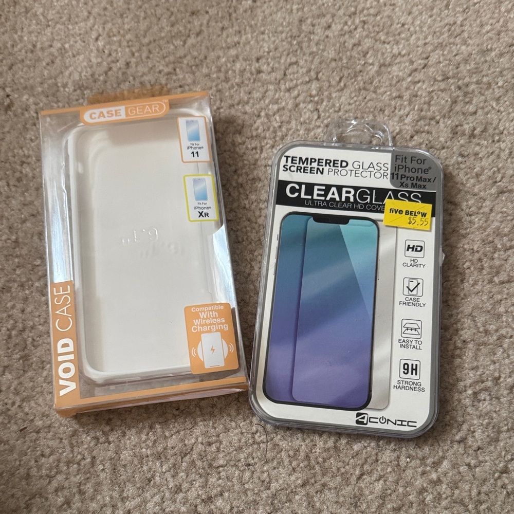 Clear Glass Screen Protector for iPhone